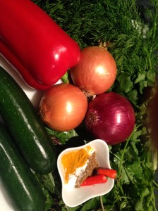 smitsfoodblog - pakora ingredients