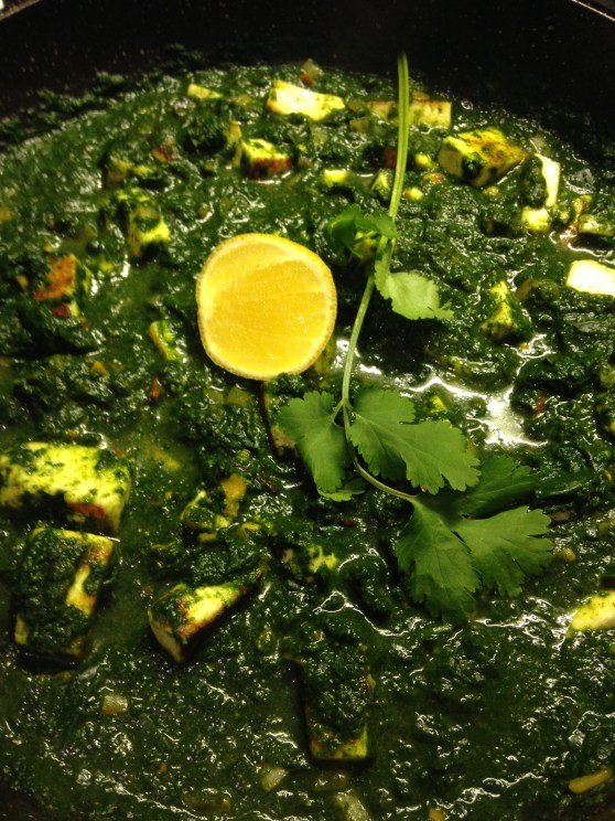 Spinach and Paneer