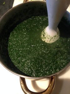 smitsfoodblog - spinach purée