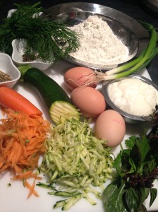 smitsfoodblog - Zucchini and Carrot Slice building blocks