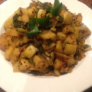 smitsfoodblog - potatoe and silverbeet curry
