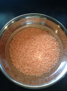 smitsfoodblog - red lentils soaked