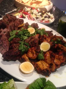 smitsfoodblog- spicy BBQ chicken serving suggestion