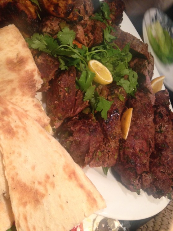 smitsfoodblog- spicy BBQ lamb mince served